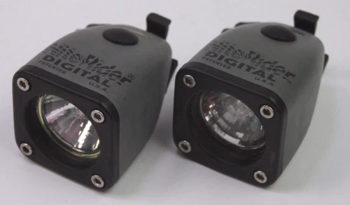 Lot of 2 Niterider Bike Lights Digital Headlamp LIGHTS ONLY UNTESTED