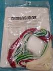 Dimensions Noel Plaque Counted Cross Stitch Kit Santa Christmas plastic canvas — photo 3