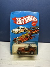 Hot Wheels 1982 Jeep CJ-7 No. 3259-0210 Malaysia NIB Unpunched Card