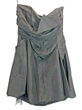 OASIS Black Taffeta Strapless Dress Full Skirt Net Underskirt Size 14 Party