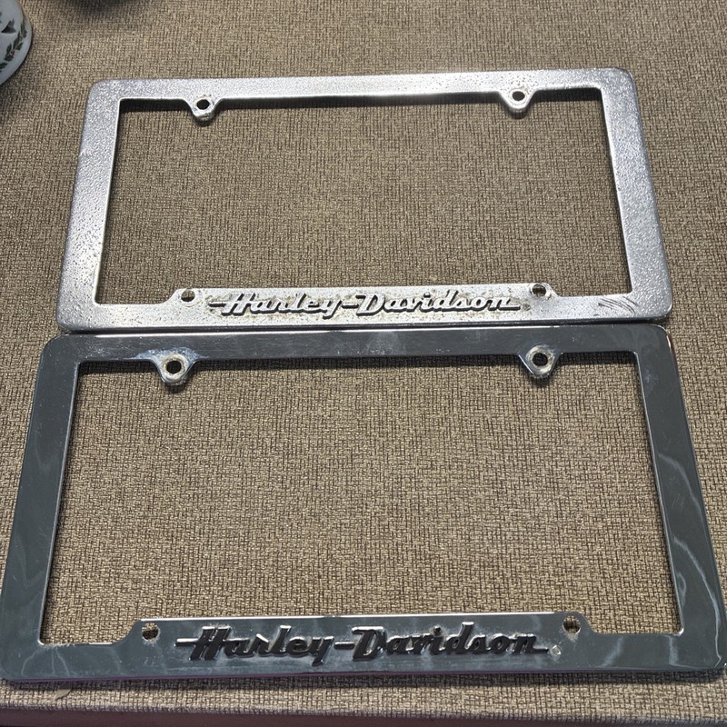 Vintage Harley Davidson License Plate Frame Official Licensed Product Metal Car