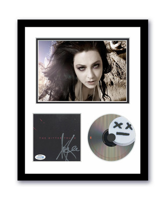Evanescence Autograph Signed 11x14 Custom Framed CD Photo The Bitter Truth ACOA