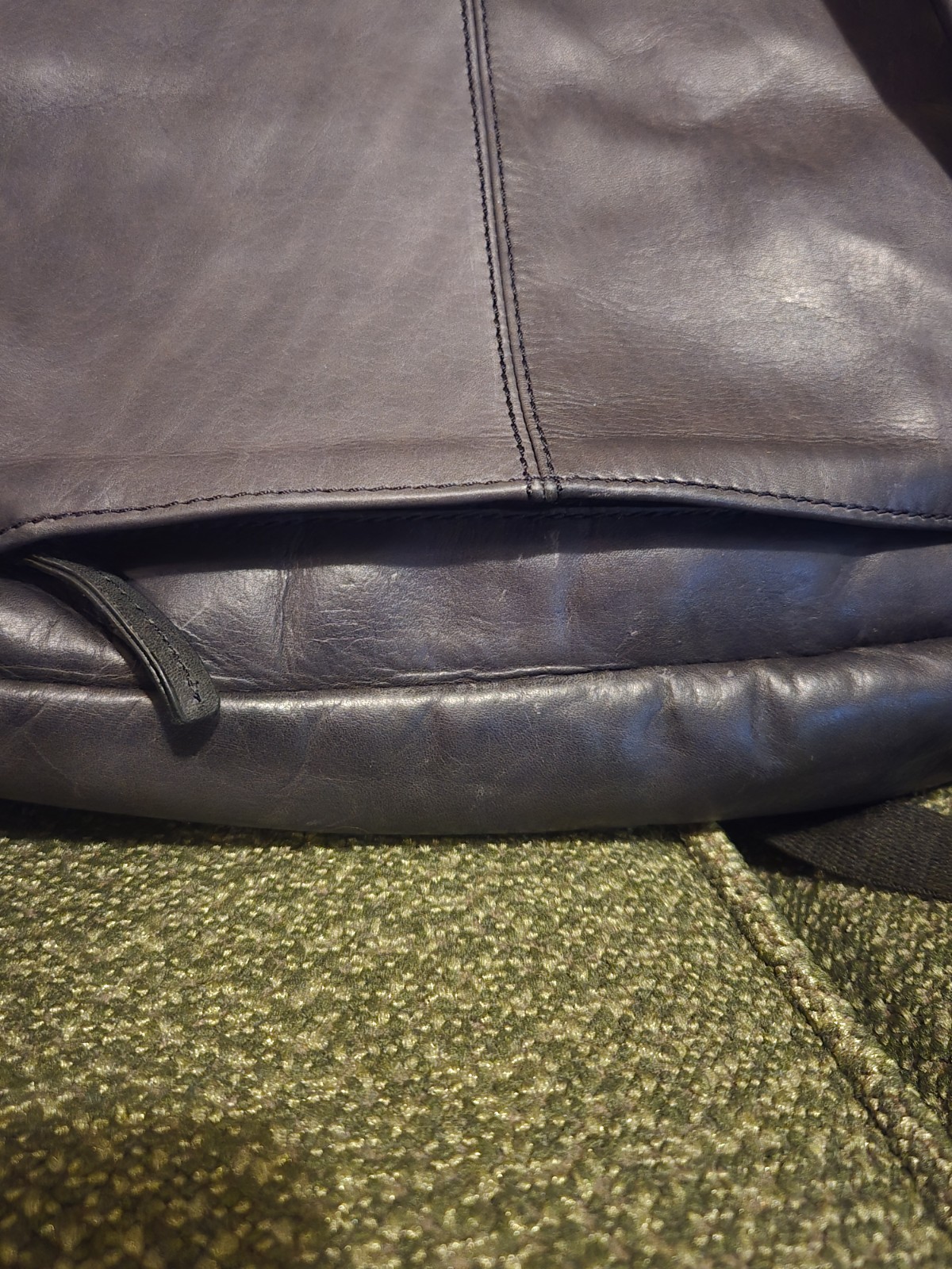 Johnston and Murphy Leather Computer Backpack Gra… - image 16