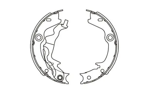 Bremsbackensatz, Feststellbremse KBS-3416 KAVO PARTS für KIA HYUNDAI