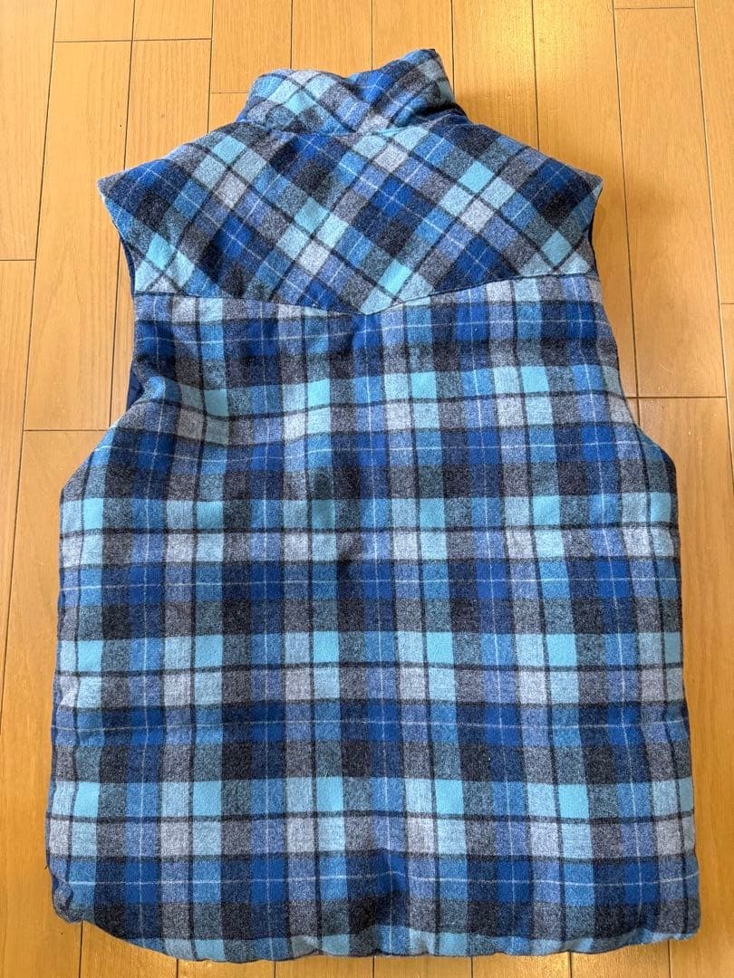 Pendleton Down Vest Beach Boys Check Reversible U… - image 12