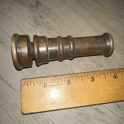 #ad #ad Vintage Brass Garden Hose Nozzle Twist on Adjusting. Boston Nice Patina $15.40