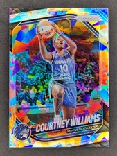 2025 Panini WNBA Prizm COURTNEY WILLIAMS Silver Ice Prizm #69 Minnesota Lynx (C)