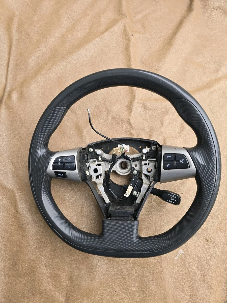 Brand New Grey Leather Steering Wheel With Wood Grain For Toyota Avalon 2005-2010 – No Controls, Direct Fit Replacement