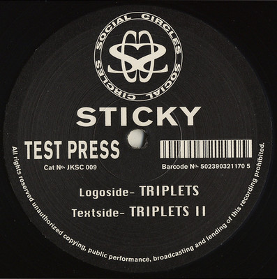Sticky - Triplets / Triplets II (12'', TP) (Very Good (VG))