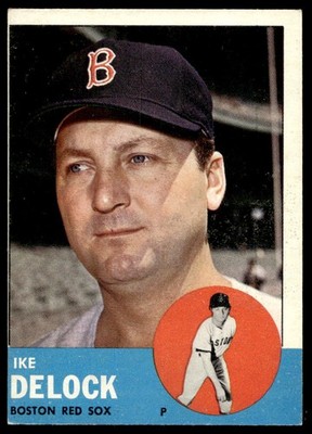 1963 Topps #136 Ike Delock Boston Red Sox EX-EXMINT
