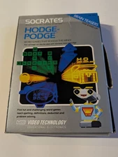 Socrates Video System Hodge-Podg Complete W/ Manual Vintage Original Vtech 1989