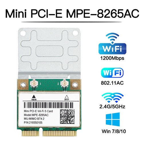 -PCIe-WLAN-Karte 1200 Mbit/S WLAN-Kit-Netzwerkkarte W7H34841 - Afbeelding 3 van 6