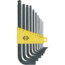 C.K 6 pans intérieurs Jeu de clés mâles coudées 1.5 mm, 2 mm, 2.5 mm, 3 mm, 4