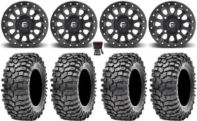 Fuel Vector Beadlock 15'' Wheels 32'' Roxxzilla Tires Can-Am Defender