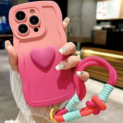 For iPhone 11 12 13 14 15 16 17 Pro Max Plus Air 16e Shockproof Case W/ Lanyard