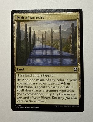 Path of Ancestry #393 (NM) Commander: Secrets of Strixhaven SOC Magic MTG