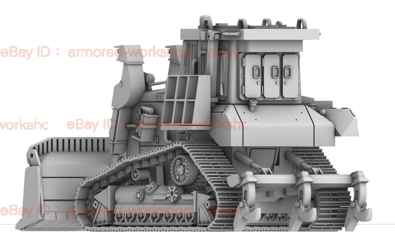 3D Printed 1/48 Israeli Armored Bulldozer Cat D5N+M60A3 Unpainted 2pcs - Image 2 of 4