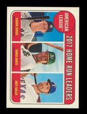 2018 Topps Heritage: A.Judge/K.Davis/J.Gallo 2017 HR Leaders AL NM-MT OR BETTER