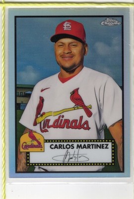 2021 Topps Chrome Platinum Anniversary Carlos Martinez Refractor #459 Cardinals