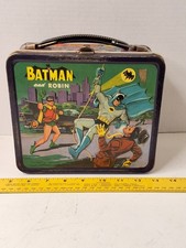 Lonchera metálica Batman and Robin 1966