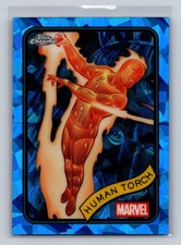 2025 Topps Chrome Sapphire Edition Marvel #40 Human Torch