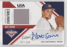 2020 Panini USA Baseball Stars & Stripes Signatures 87/399 Nate Savino Auto 03xg