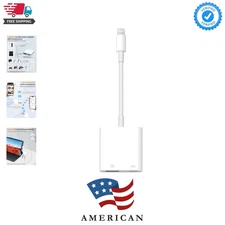 Apple MFi Certified] Lightning to USB Camera Adapter with Charging Port for i...