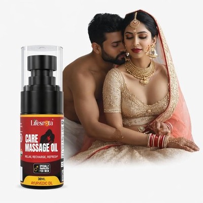 Natural Ayurvedic Massage Oil for Men Energy & Vitality Boost 30ml