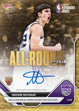 Maxime Raynaud NBA ALL-ROOKIE SECOND TEAM SELECTION*Possible 1/1 Auto*PRESALE