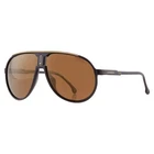 Carrera Brown Pilot Sunglasses CHAMPION65/N 02M2/YL 62 CHAMPION 65/N 02M2/YL 62
