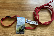 Nwt Coastal Martingale Dog Collar And Leash Red Small 10-12 6 Matching Set