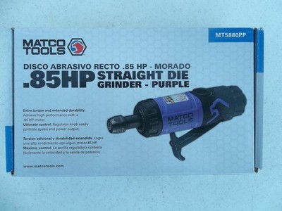 New Matco Tools MT5880PP .85 Purple Straight Die Grinder