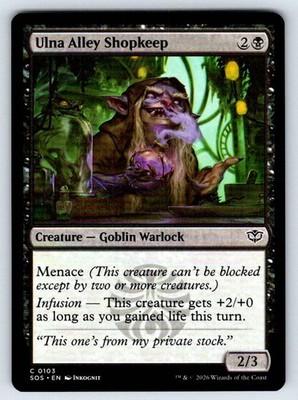 Ulna Alley Shopkeep Secrets of Strixhaven SOS 103 NM