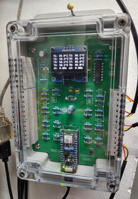Teilesatz Temperatur und Strommessgerät ''temperator'' mit Waveshare ESP32-S3-Nano