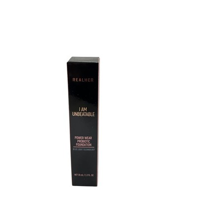Realher I Am Unbeatable Power Wear Probiotic Foundation 1.2 fl oz Fair Ivory