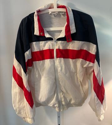 Vintage 90s Christian Dior Monsieur Windbreaker Jacket Small Red