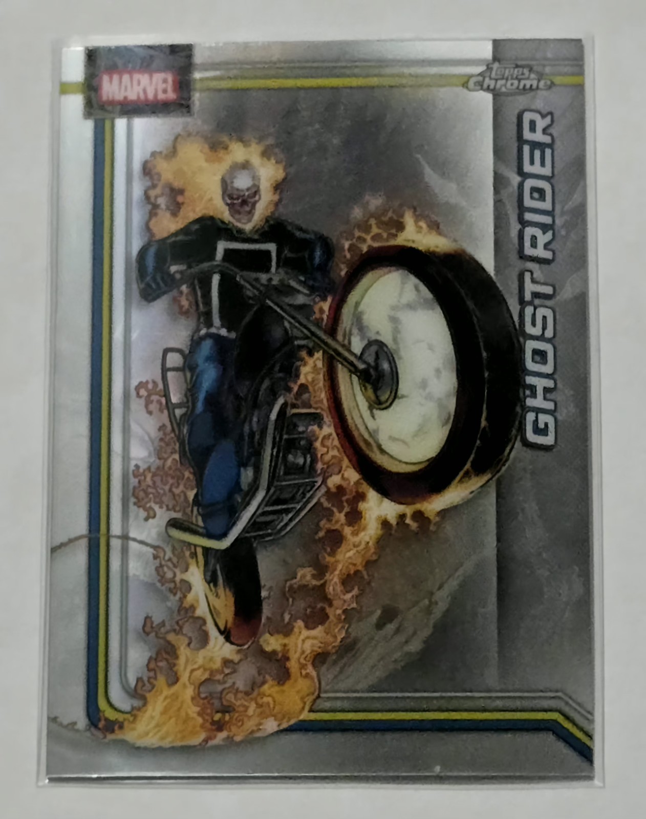 2026 Topps Chrome Marvel Ghost Rider #041 Base Johnny Blaze