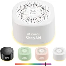 Travel White Noise Sound Machine 20 Sounds, Portable Sound Machine for Adults Sl