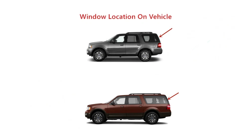 Fits 03-17 Lincoln Navigator Ford Expedition Back Window Tailgate Glass Heated Foto 4 de 4