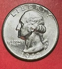 1940 Choice Uncirculated US Washington SILVER Quarter! Old US Coin!