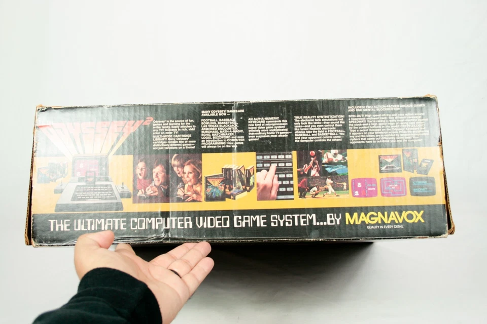Consola Magnavox Odyssey 2 CIB 1979 completa con insertos de juego e espuma de poliestireno Foto 4 de 4