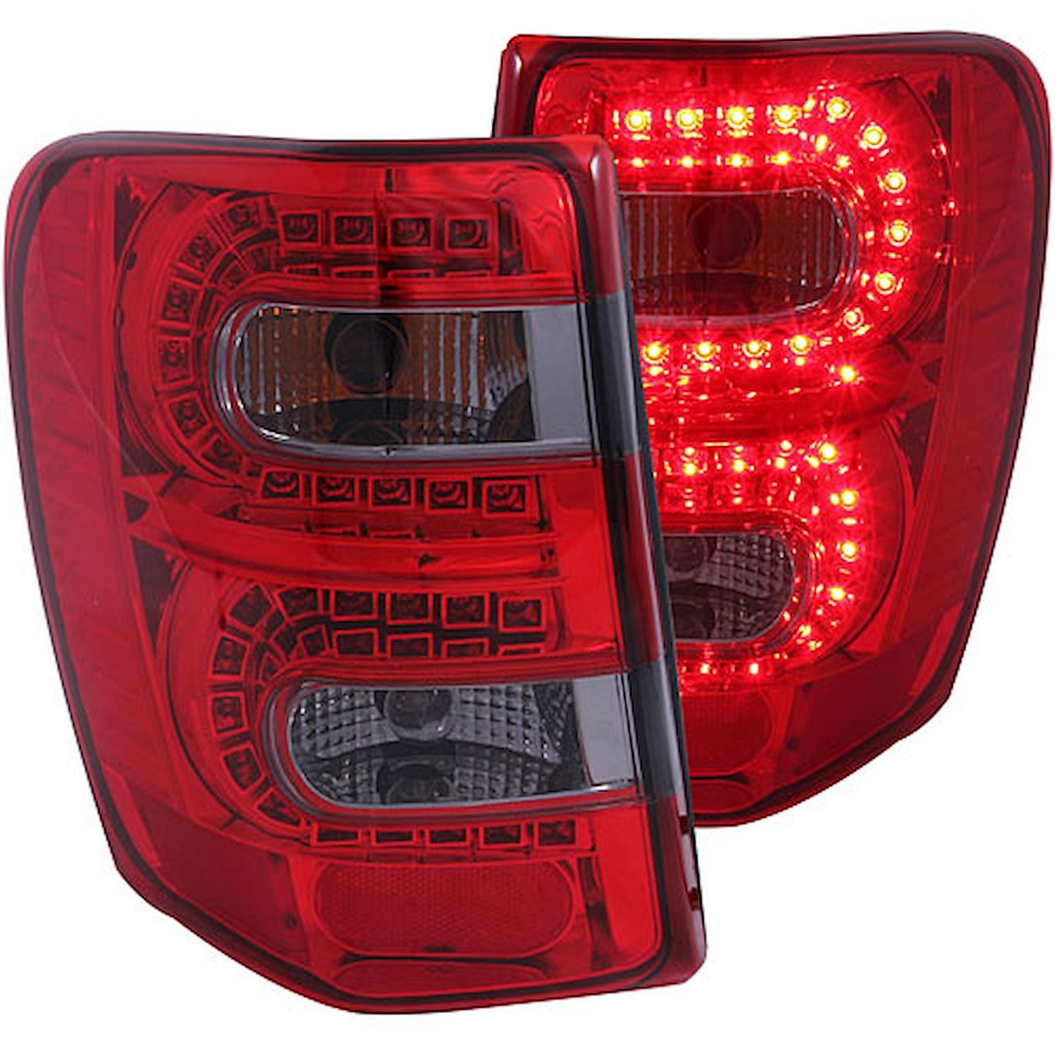 Anzo 311180 Smoked LED Taillights 1999-2004 Jeep Grand Cherokee
