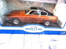 FORD Capri MK I MK1 GXL 1973 Coupe braun gold schwarz 18537 MCG 1:18