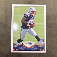2013 TOPPS ROOKIE CARD 402 AARON DOBSON, NEW ENGLAND PATRIOTS