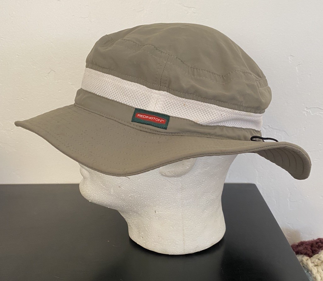 Vintage Redington Fly Fishing Bucket Hat 90s Nylon Field Cap