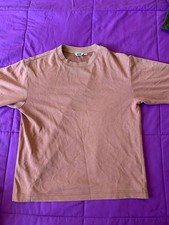 uniqlo AIRism Cotton Oversized T-Shirt PINK Half-Sleeve  SMALL