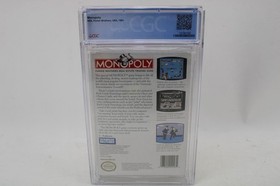 Monopoly Nintendo NES Factory Sealed CGC Graded 9.6 A+