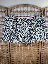 Victoria’s Secret PINK Leopard Print Pajama PJ Shorts Large