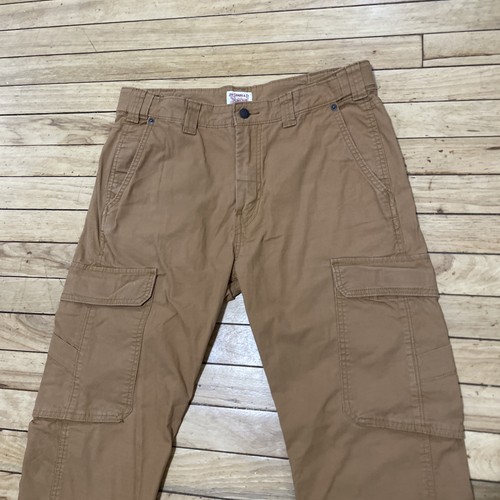 Levi Straus Co Cargo Pants Men 32x32 Brown Ripstop Lightweight Skate Sk8 School - Picture 3 of 24