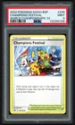 Pokemon Champions Festival Promo SWSH296 Pikachu Worlds 2022 ENGLISH PSA 9